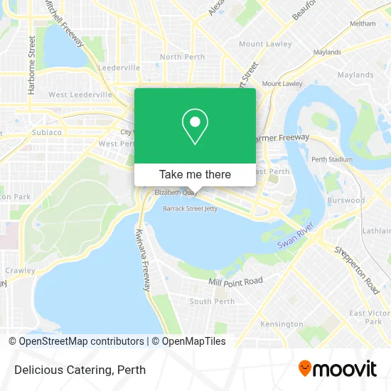 Mapa Delicious Catering