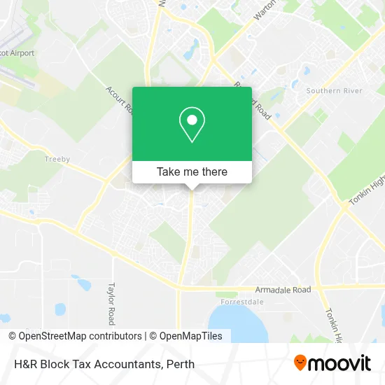 Mapa H&R Block Tax Accountants