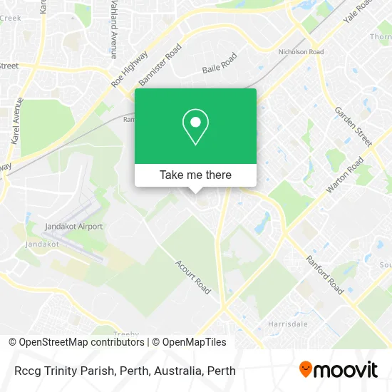 Rccg Trinity Parish, Perth, Australia map