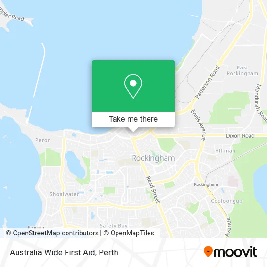 Australia Wide First Aid map