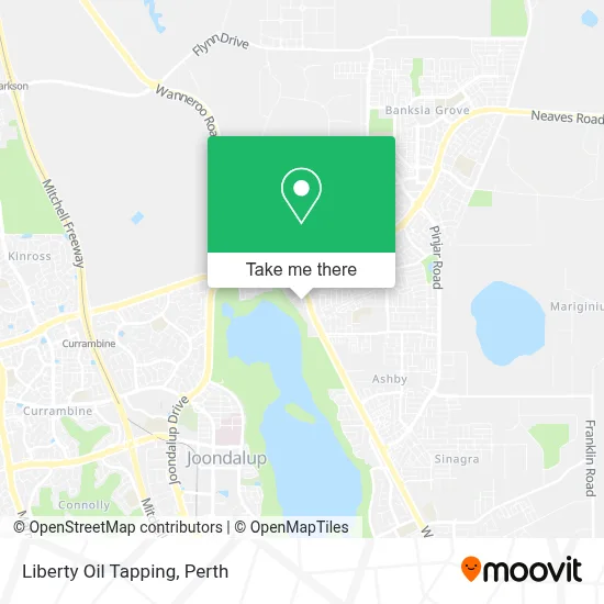 Mapa Liberty Oil Tapping