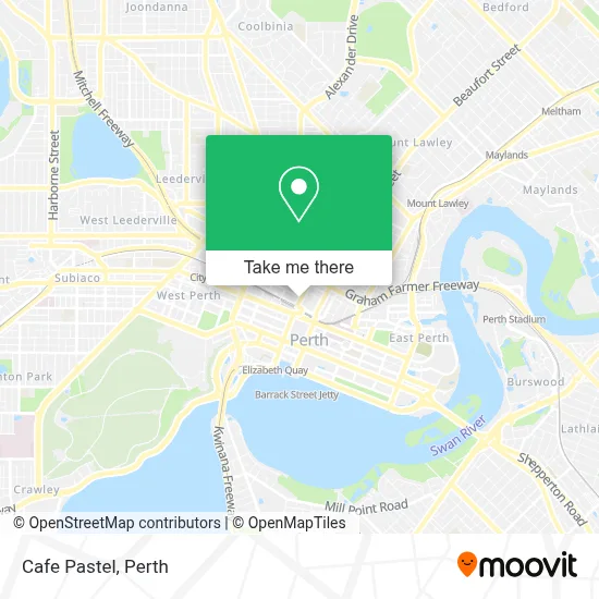 Mapa Cafe Pastel