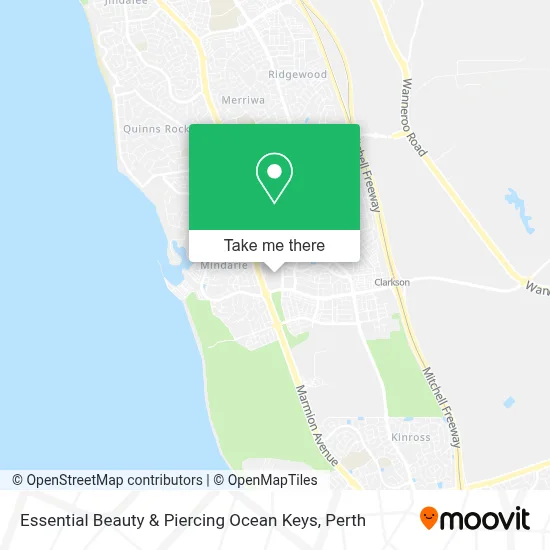 Mapa Essential Beauty & Piercing Ocean Keys