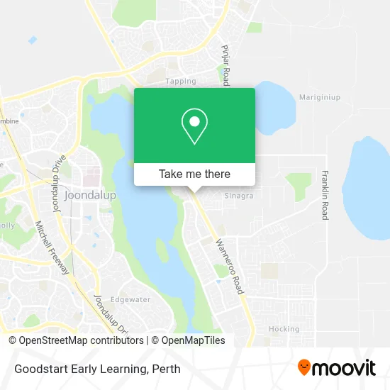 Mapa Goodstart Early Learning