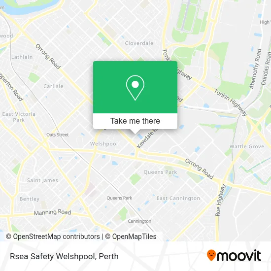 Mapa Rsea Safety Welshpool