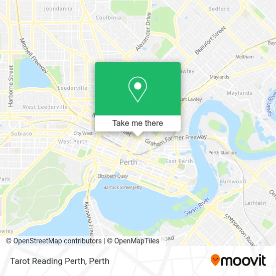 Mapa Tarot Reading Perth