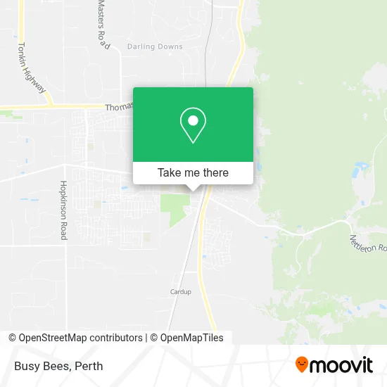 Busy Bees map