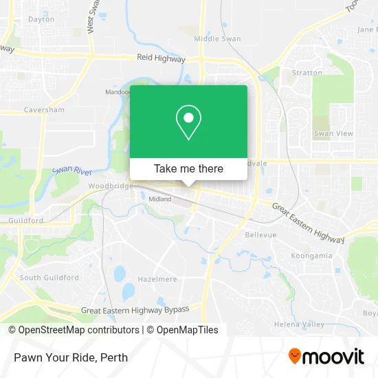 Mapa Pawn Your Ride