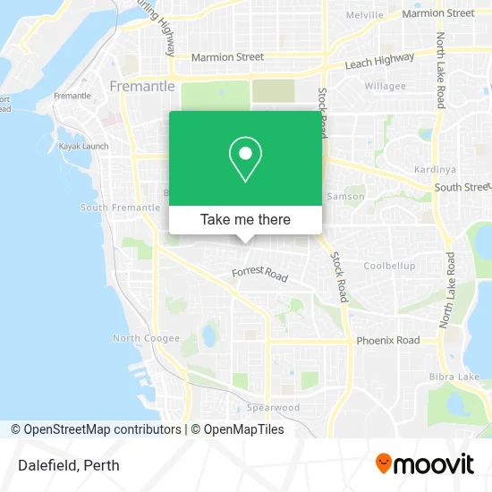 Dalefield map