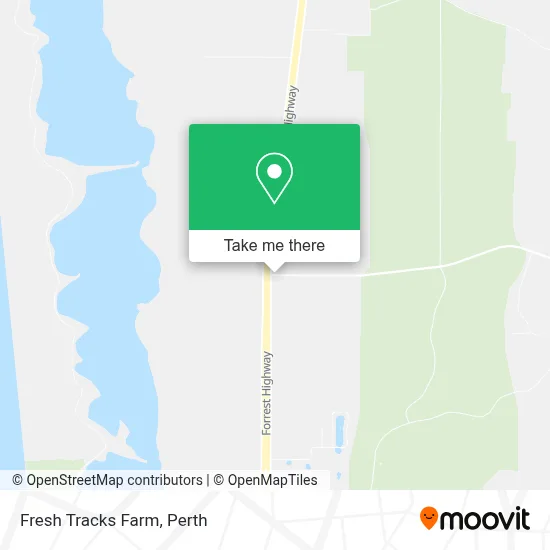 Mapa Fresh Tracks Farm