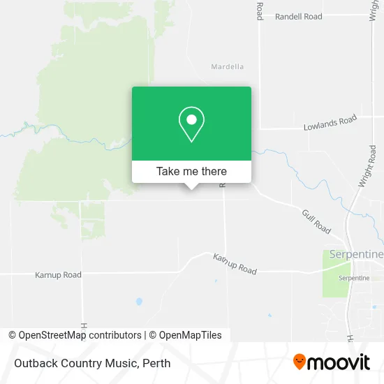 Mapa Outback Country Music