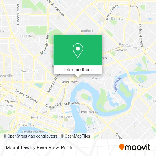 Mapa Mount Lawley River View