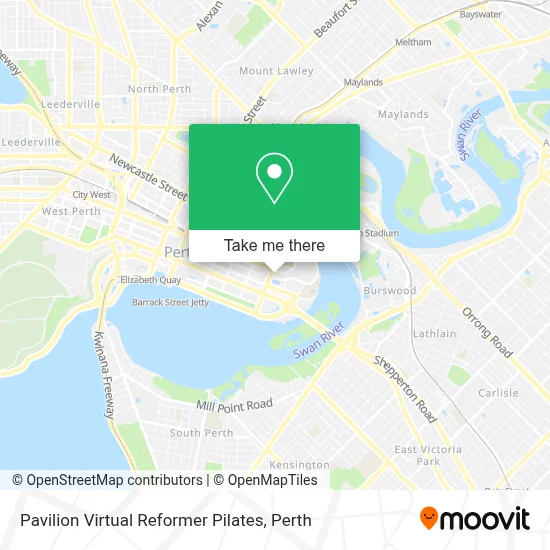 Mapa Pavilion Virtual Reformer Pilates