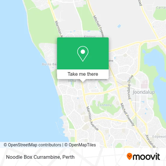 Mapa Noodle Box Currambine