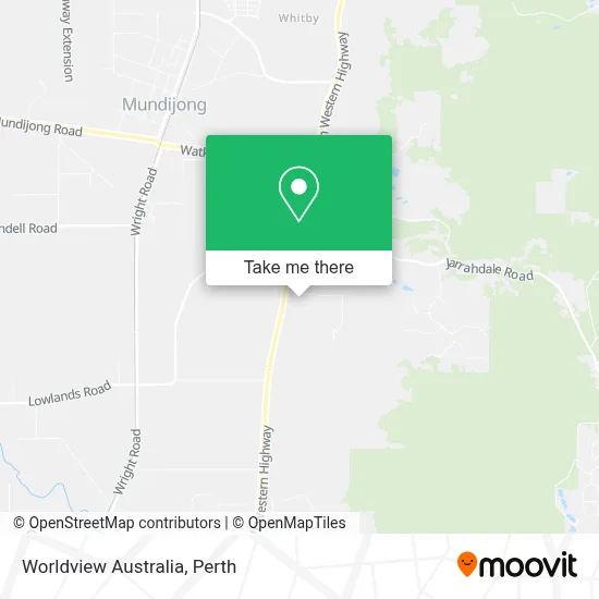 Mapa Worldview Australia