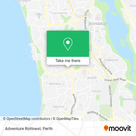 Mapa Adventure Rottnest