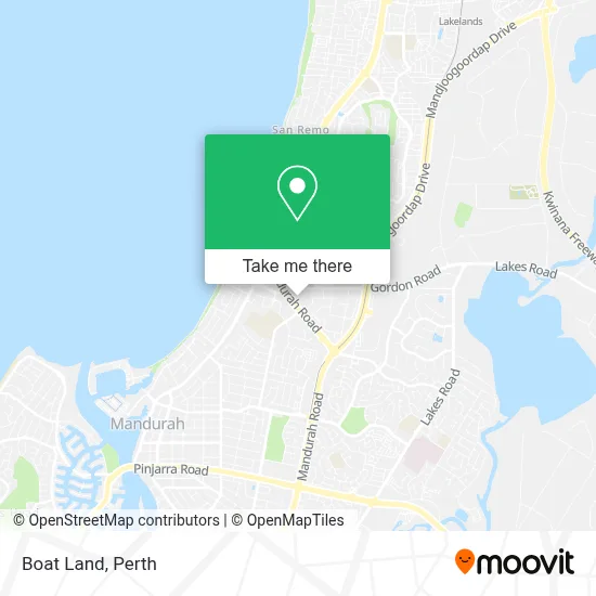 Mapa Boat Land