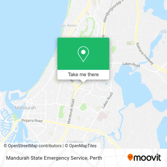 Mapa Mandurah State Emergency Service