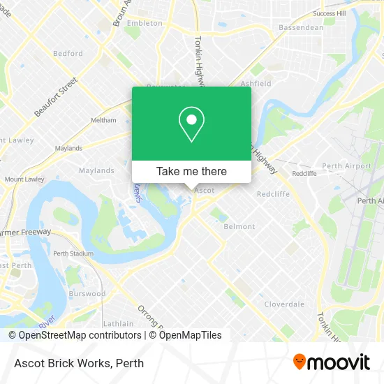 Mapa Ascot Brick Works