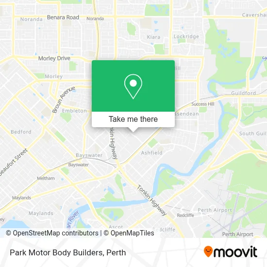 Mapa Park Motor Body Builders