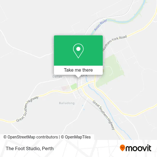 Mapa The Foot Studio