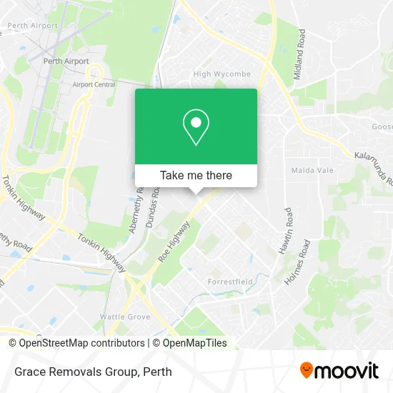 Mapa Grace Removals Group