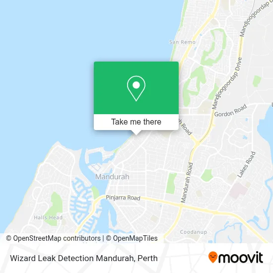 Mapa Wizard Leak Detection Mandurah