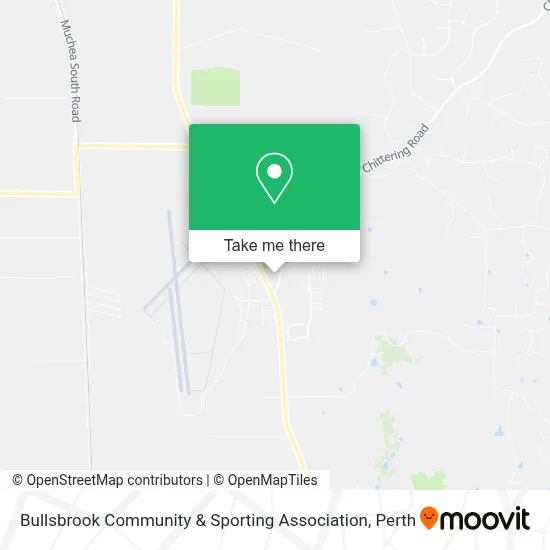 Mapa Bullsbrook Community & Sporting Association