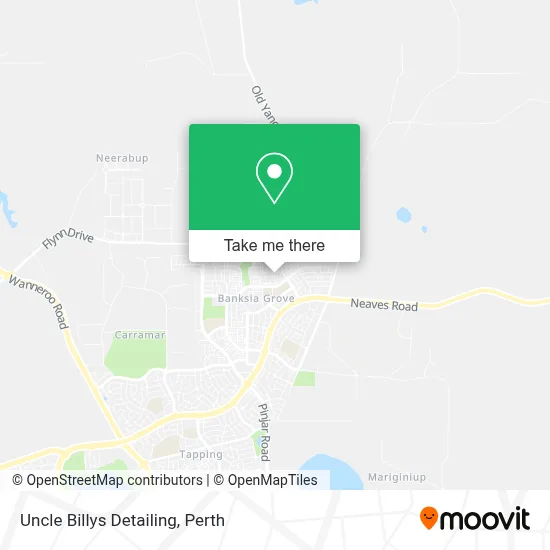 Mapa Uncle Billys Detailing