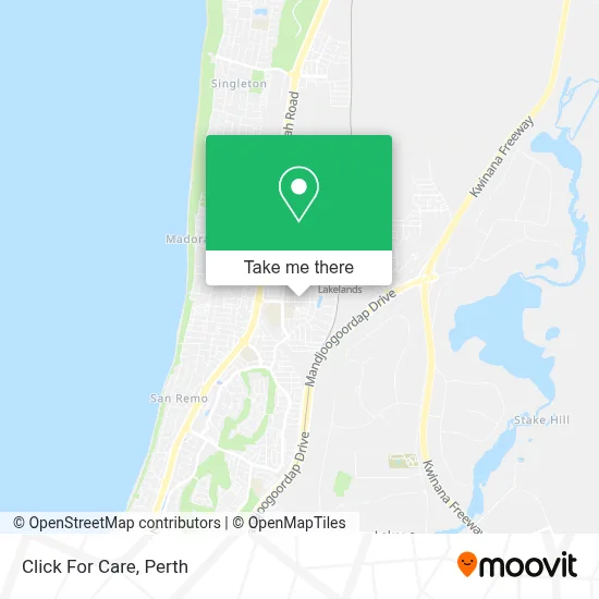 Click For Care map