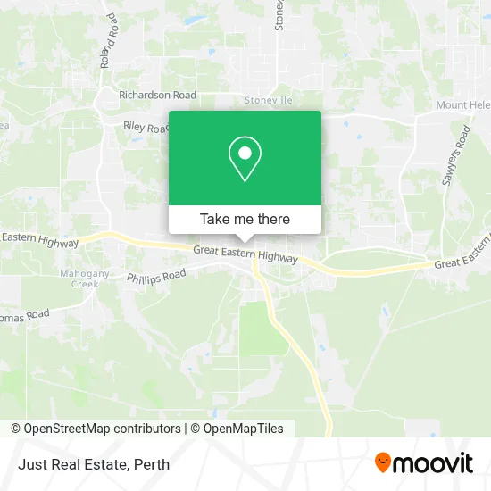 Mapa Just Real Estate