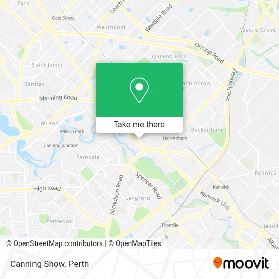 Mapa Canning Show