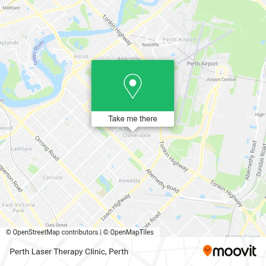 Mapa Perth Laser Therapy Clinic