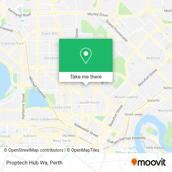 Proptech Hub Wa map
