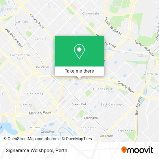 Mapa Signarama Welshpool