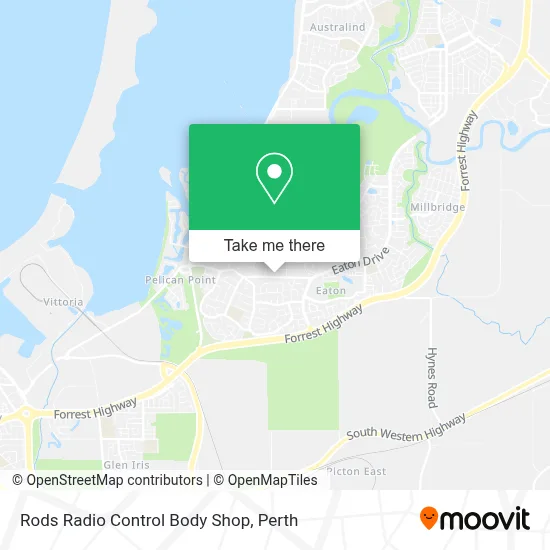 Rods Radio Control Body Shop map