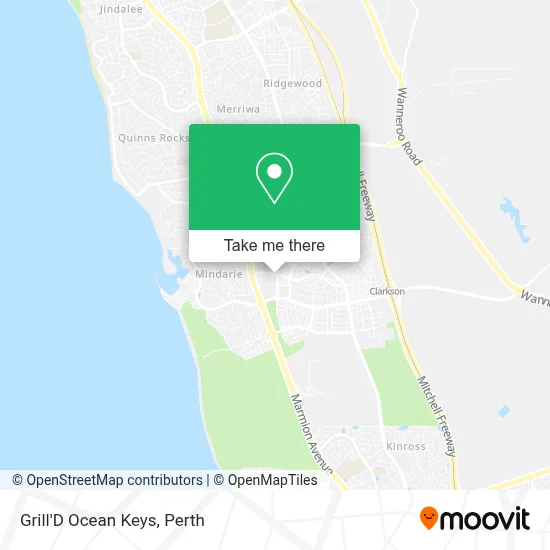 Mapa Grill'D Ocean Keys