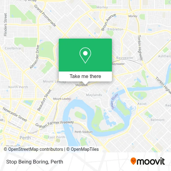 Mapa Stop Being Boring