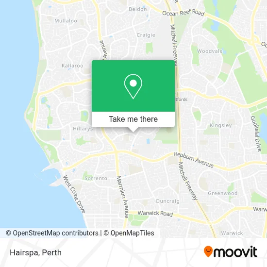 Mapa Hairspa