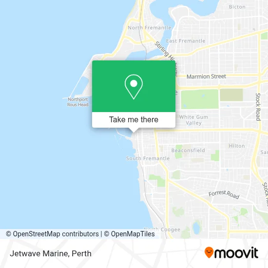 Mapa Jetwave Marine