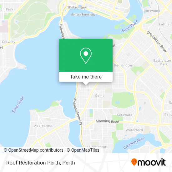 Mapa Roof Restoration Perth