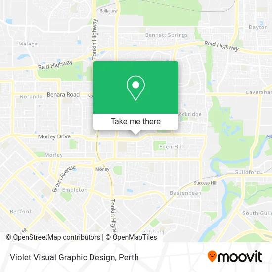 Violet Visual Graphic Design map