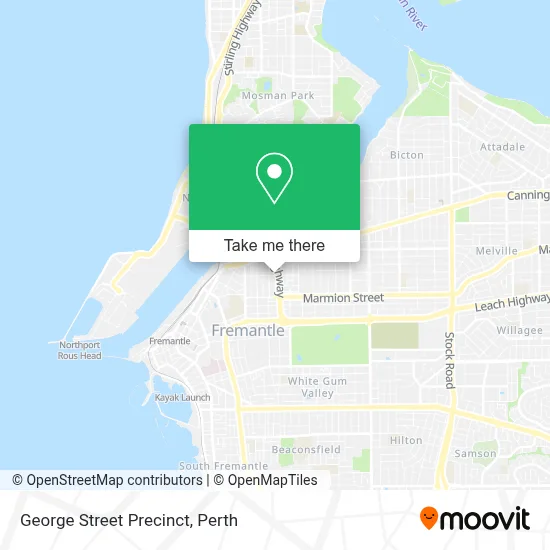 Mapa George Street Precinct