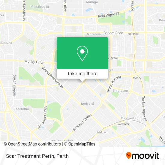 Mapa Scar Treatment Perth