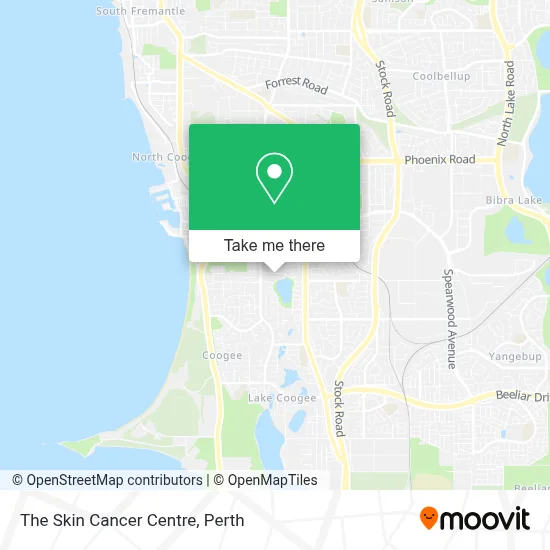 Mapa The Skin Cancer Centre