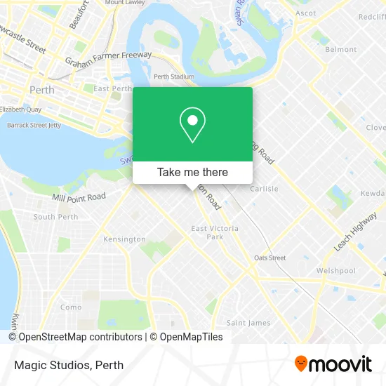 Mapa Magic Studios