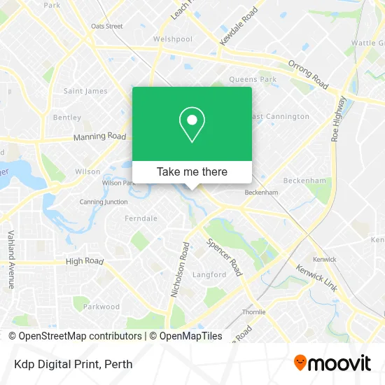 Mapa Kdp Digital Print