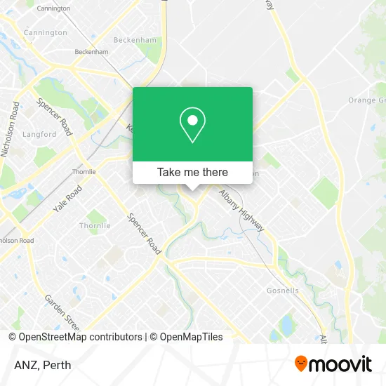 Mapa Anz
