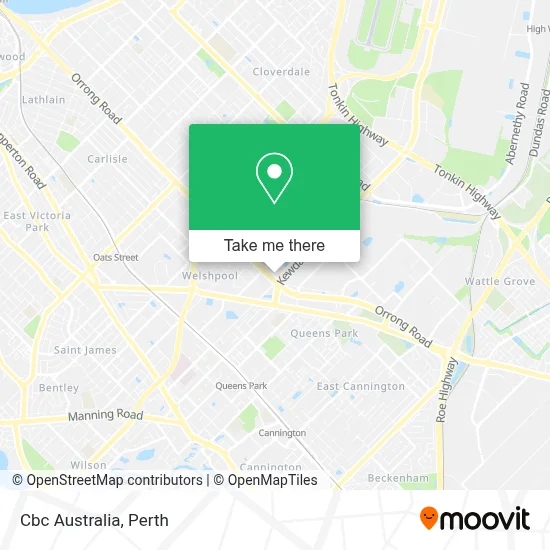 Mapa Cbc Australia