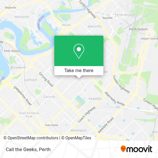 Call the Geeks map